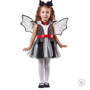 Rubies Halloween Bat Girl's Costume Size Small 5-7 years NWOT